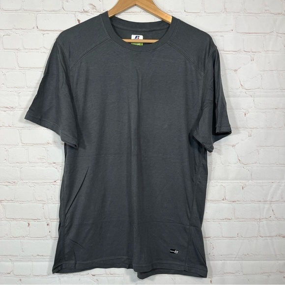 Russell Athletic Dri Power 360 T Shirt Mens Medium Gray - Picture 1 of 10